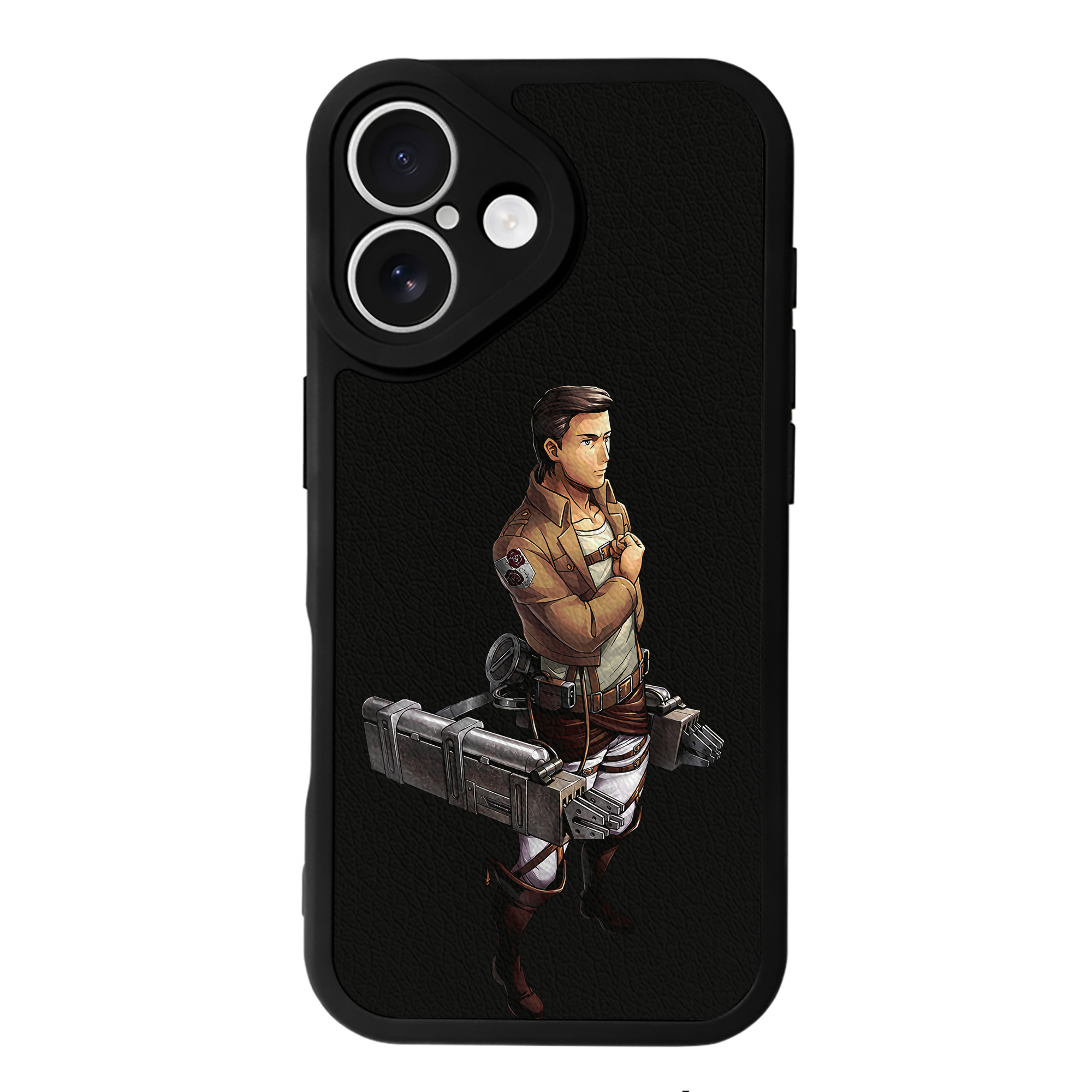 （画像用） 進撃の巨人 Attack on Titan 【iPhone 16シリーズ対応】シリコンスマホケース（レザー調） 材質：シリコン